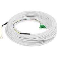 Digitus FTTH drop cable. singlemode. 4 fibers. 4 LC/APC. 50 m