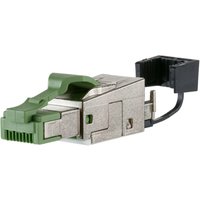 METZ CONNECT 130E405032PE wire connector RJ-45 Green. Silver
