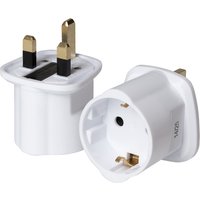 Maplin Schuko Plug to UK Mains Plug Converter 13Amp Travel Adaptor - W