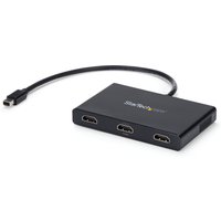 StarTech.com 3-Port Multi Monitor Adapter - Mini DisplayPort to HDMI M