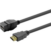 Vivolink PROKEYHDMIFM3B HDMI cable 3 m HDMI Type A (Standard) Black