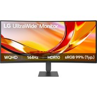 LG UltraWide 34U620B U6 34" VA QHD 144Hz Height-Adjustable Curved