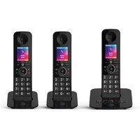British Telecom D93XWS00 DECT telephone Caller ID Black