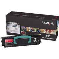 Lexmark E250A21E Toner-kit. 3.5K pages ISO/IEC 19752 for Lexmark E 250