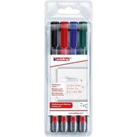 Edding 361 marker 4 pc(s) Fibre tip Black. Blue. Green. Red