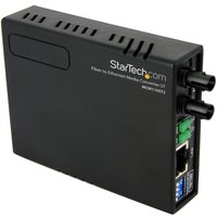 StarTech.com 10/100 Multi Mode Fiber Copper Fast Ethernet Media Converter ST 2 km - TAA