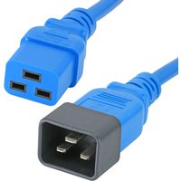 Cablenet 2.5m IEC C20 - IEC C19 Blue PVC 1.5mm Power Leads