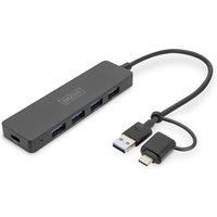 Digitus USB 3.0 Hub 4-Port. Slim Line