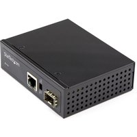 StarTech.com PoE+ Industrial Fiber to Ethernet Media Converter 60W - S