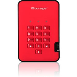 Istorage Diskashur² Hdd 1TB Red | Secure Portable Hard Drive |AES-XTS