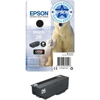 Epson C13T26014012/26 Ink cartridge black. 220 pages 6.2ml for Epson X