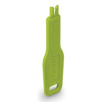 Lindy RJ45 Port Blocker key. Green