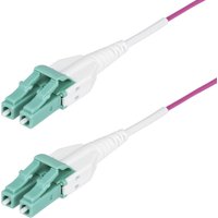 StarTech.com 3m (10ft) LC to LC (UPC) OM4 Multimode Fiber Optic Cable.