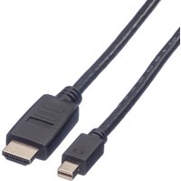 VALUE Mini DisplayPort Cable. Mini DP-HDTV. M/M. 3 m