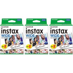 Fujifilm Instax Wide Picture Format Instant Photo Film - White - Pack