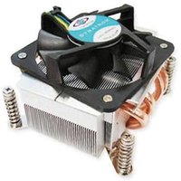Inter-Tech G-556 Processor Cooler 7.7 cm Aluminium. Black