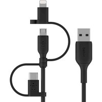 Belkin BOOST CHARGE USB cable 1 m USB A USB C/Micro-USB B/Lightning Bl