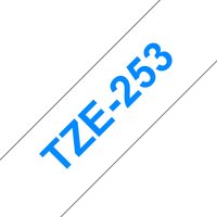 Brother TZE-253 DirectLabel blue on white Laminat 24mm x 8m for Brothe