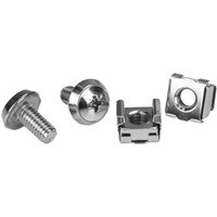 StarTech.com M6 Rack Screws and M6 Cage Nuts - 20 Pack