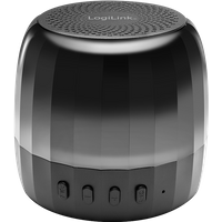 LogiLink Speaker. portable. BT 5.2. micro SD. RGB light. black