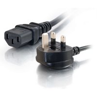 C2G 2m 16 AWG UK Power Cord (IEC320C13 to BS 1363)