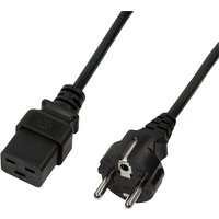 LogiLink CP152 power cable Black 1.8 m CEE7/7 IEC C19