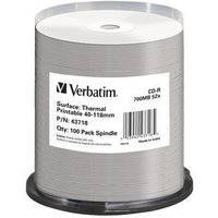 Verbatim CD-R Thermal Printable No ID Brand