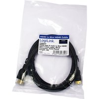 LogiLink CH0023 HDMI cable 2 m HDMI Type A (Standard) HDMI Type C (Min
