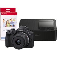 Canon EOS R50 Camera inc RF-S 18-45mm Lens. CP1500 Printer and KP-36IP