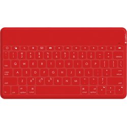 Logitech Keys-To-Go Qwerty Spanish Bluetooth Red