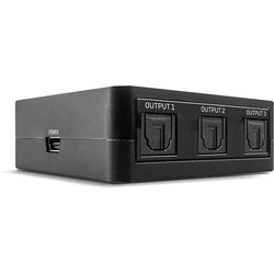 Lindy 3 Port Optical (Toslink) Audio Splitter Lindy 3 Port Optical (Toslink) Audio Splitter