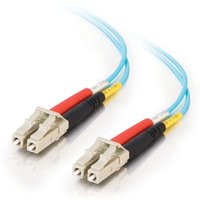 C2G 2m LC-LC 10Gb 50/125 OM3 Duplex Multimode PVC Fibre Optic Cable (L