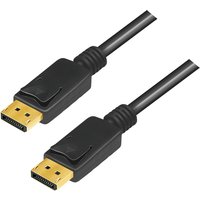 LogiLink CV0139 DisplayPort cable 5 m Black