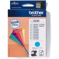 Brother LC-223C Ink cartridge cyan. 550 pages ISO/IEC 24711 5.9ml for