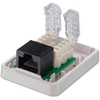 Toolless Cat.5e Surface Mount Box