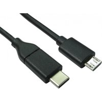 Cables Direct USB3C-862 USB cable 2 m USB 2.0 USB C Micro-USB B Black