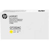 HP CF332AC/654A Toner cartridge yellow Contract. 15K pages ISO/IEC 197