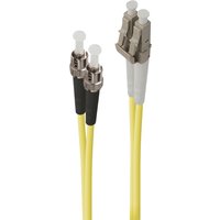 2m LC ST Single Mode Duplex LSZH Fibre Cable 09 125 OS2