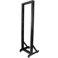 StarTech.com 42U 2-Post Open Frame Server Rack. 19in Rolling IT Rack w