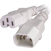 Cablenet CNL C14-C15 Wh Rbr IEC C14 IEC C15