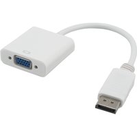 MCL CG-294C video cable adapter 0.2 m VGA (D-Sub) DisplayPort White