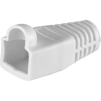 Cablenet RJ45 Cat6a Boot White 6.5mm