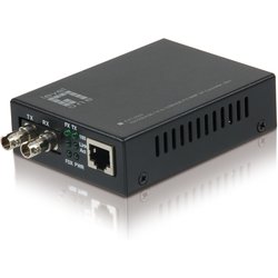Levelone RJ45 To St Fast Ethernet Media Converter. Multi-Mode Fiber. 2