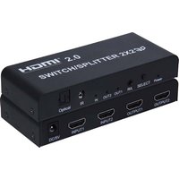 FDL 2x2 PORT HIGH SPEED HDMI 1.4 BI-DIRECTIONAL SPLITTER/SWITCH