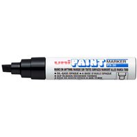 Uni-Ball PX-30 Paint Marker Broad Chisel Tip 8mm Line Black (Pack 6) -