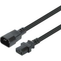 Manhattan Power Cord/Cable. C14 Male to C13 Female (kettle lead). Moni