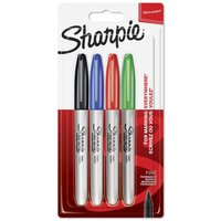 ComputersDeal Enjoy 28% Off on Sharpie Fine Tip Pack of 4 Permanent Markers Assorted