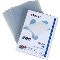 Rexel Superfine Cut Flush Folders (100)