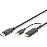 Digitus 4K HDMI adapter cable - HDMI to DisplayPort