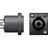 AV Link 763.454UK wire connector Speakon Black